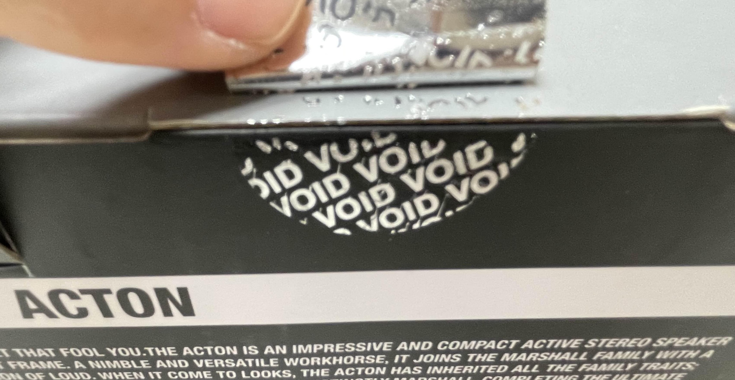 마샬 액톤1 봉인씰