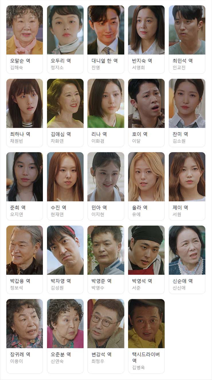 수상한 그녀 - 등장인물