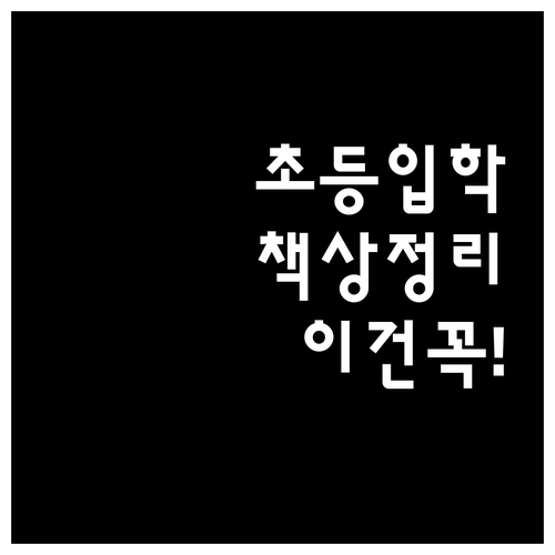 초등학교 입학 선물 추천 책상 정리함..