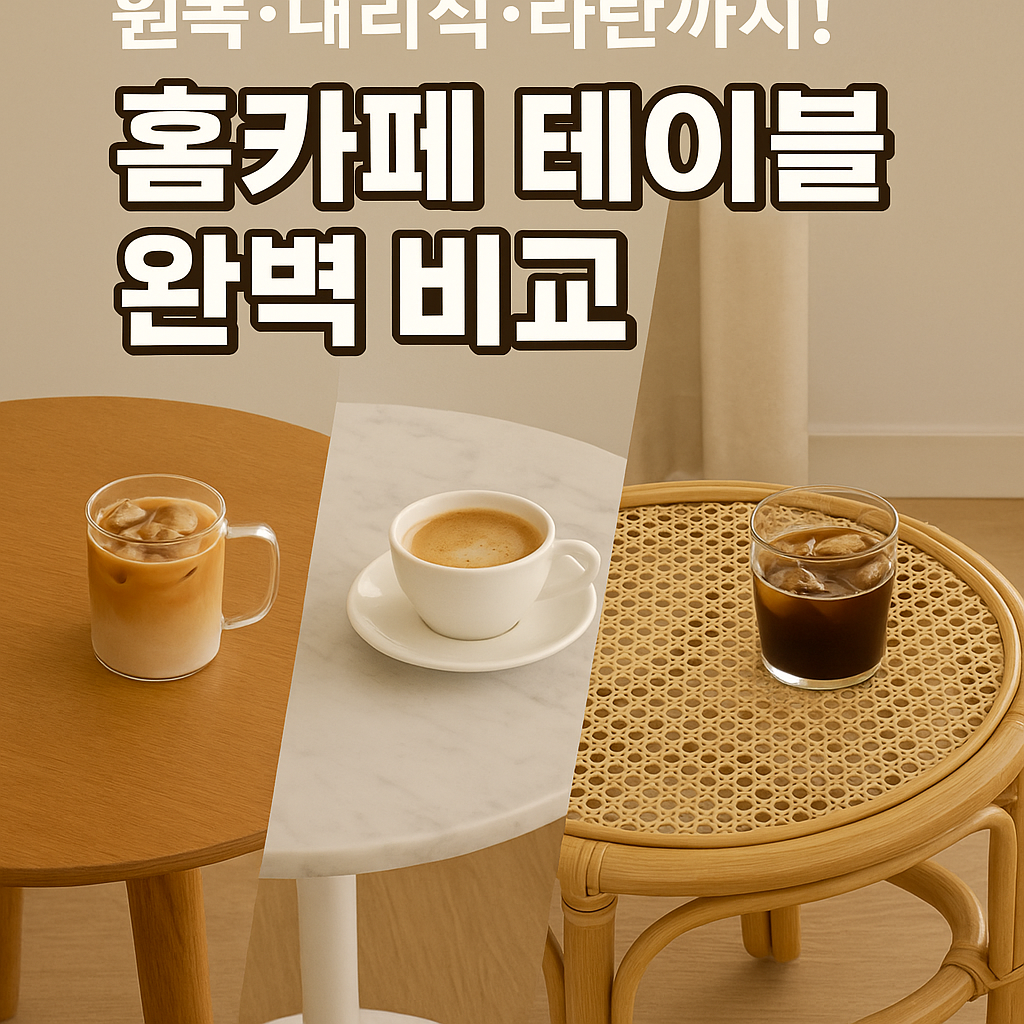 홈카페 테이블