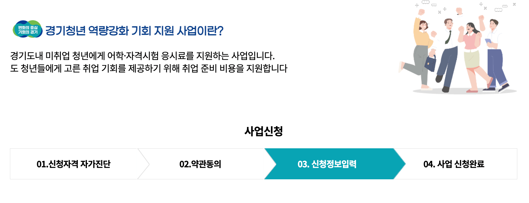 2025년 경기도 청년 어학&middot;자격시험 응시료 지원 사업