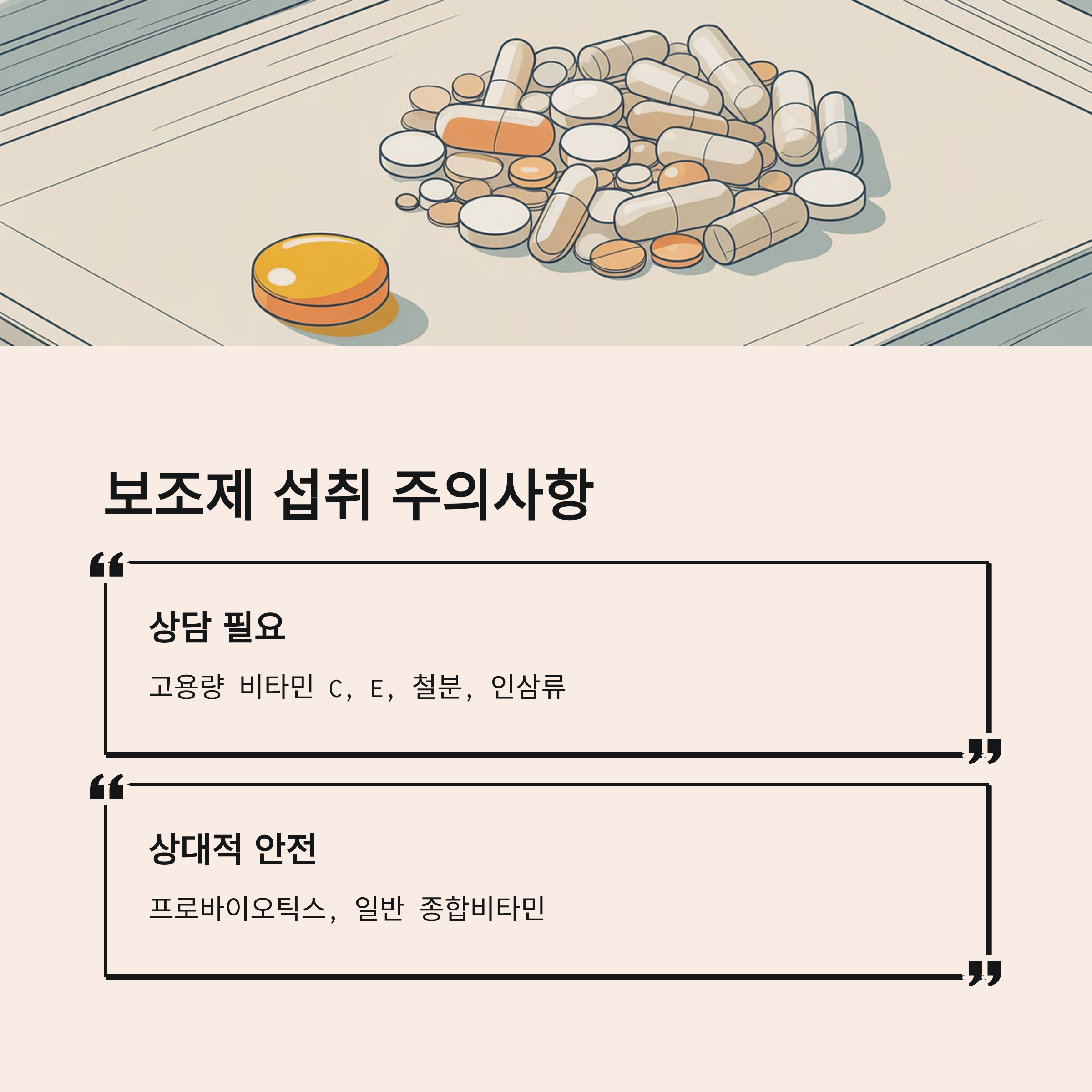 백혈구 수치관리 보조제 주의사항