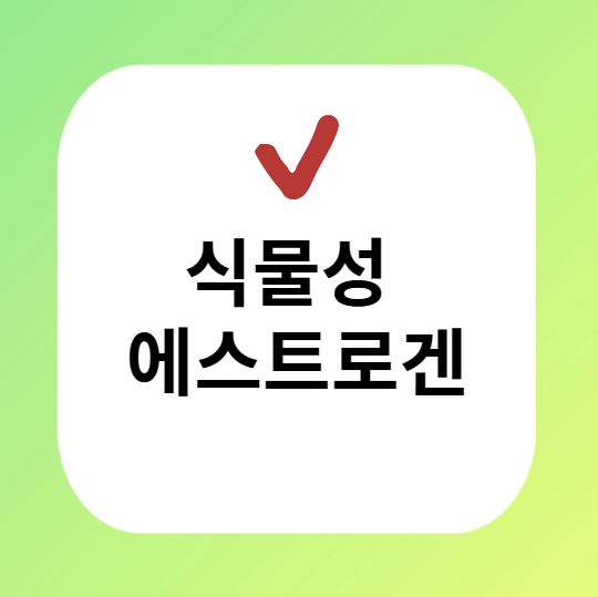 식물성 에스트로겐 이미지