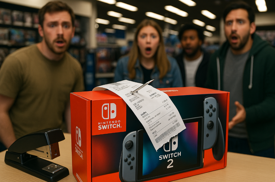 닌텐도 스위치2, 스테이플러 때문에 화면 파손? 미국 판매점의 충격 실수