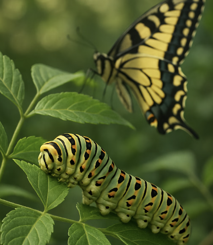 나비들을 위한 특별한 식당