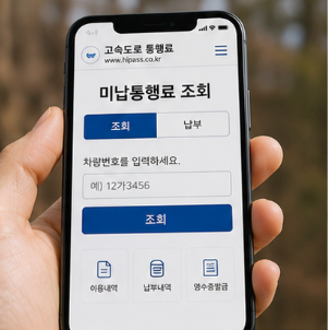 고속도로 통행료 조회 및 공식 홈페이지