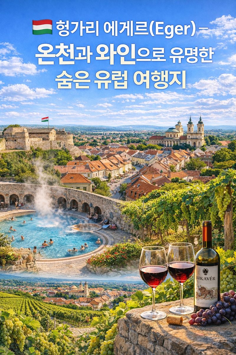 헝가리 에게르(Eger) &ndash; 온천과 와인으로 유명한 숨은 유럽 여행지