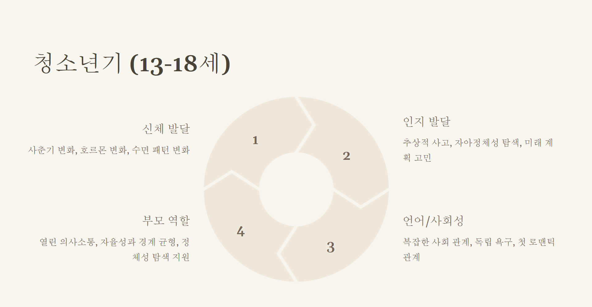 청소년기 (13-18세)