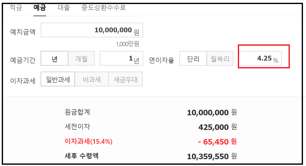 대구은행 DGB 함께예금 금리 연4.25%