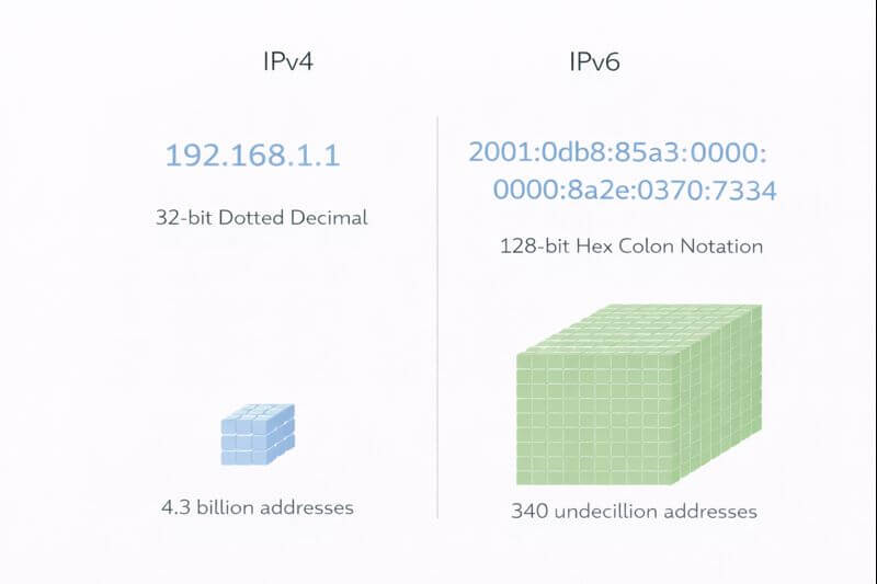 전산학 IPv4와 IPv6 차이: 인터넷 주소가 부족해지면서 전산학에서 바뀐 점
