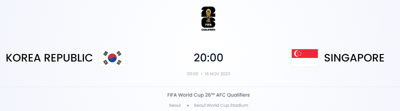 출처 FIFA 월드컵 홈페이지