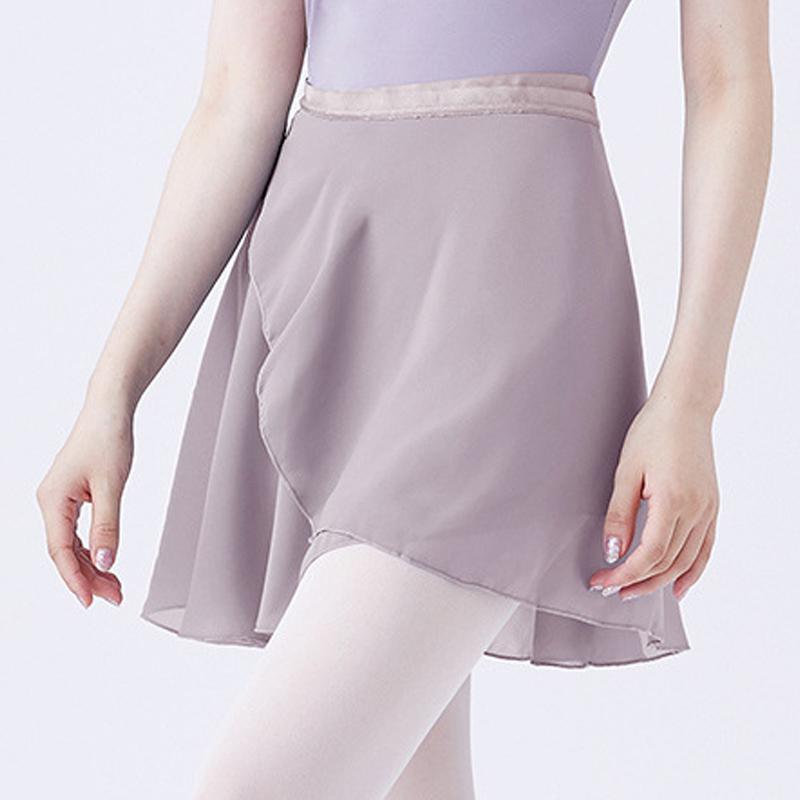 성인발레복 발레스커트(연그레이) 쉬폰치마 발레치마 레오타드