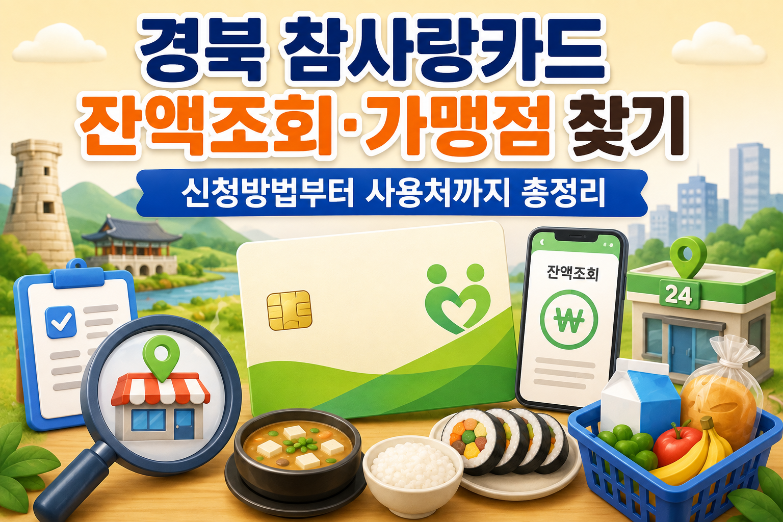 경북 참사랑카드 잔액조회&middot;가맹점 찾기｜신청방법부터 사용처까지 총정리 관련 사진