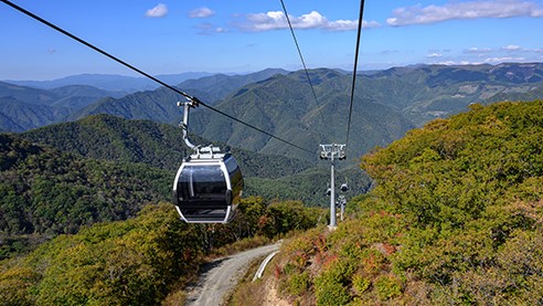 정선-가리왕산-케이블카-전경