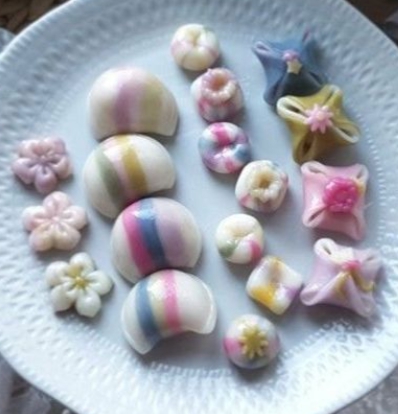 한국의 떡 종류 마꽃떡