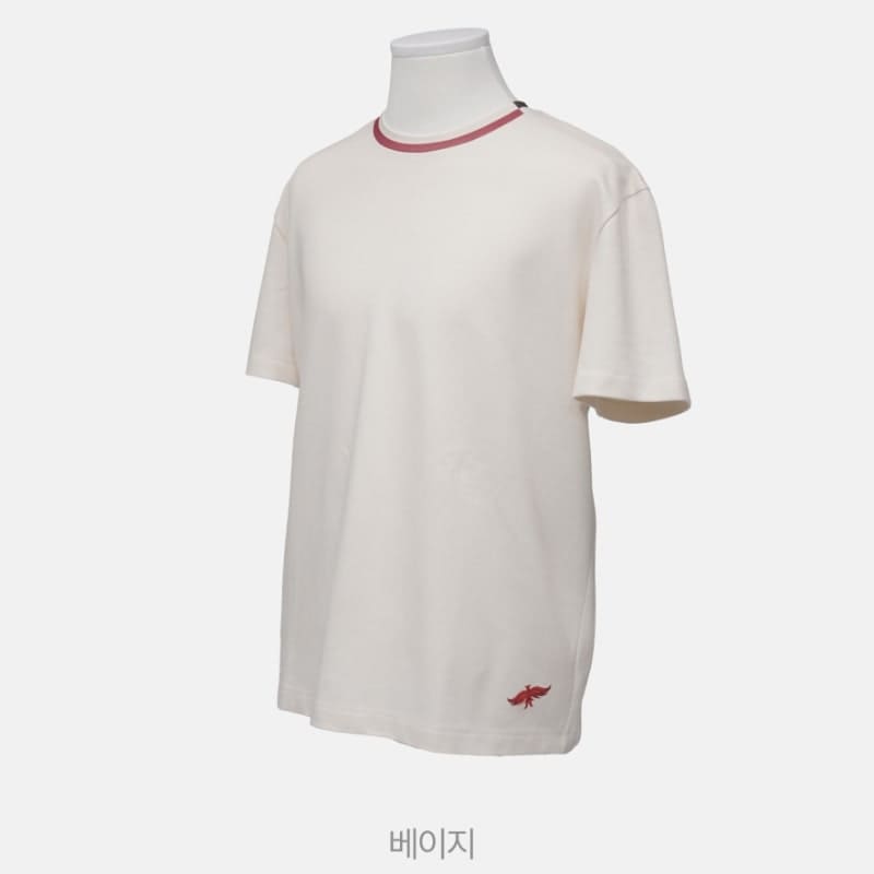 김어준의 더 파워풀 굿즈 불사조 로고 한정판 반팔 베이지