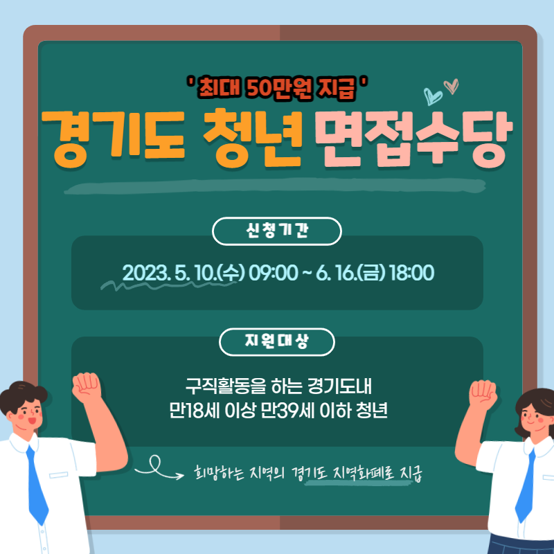 경기도 청년 면접수당