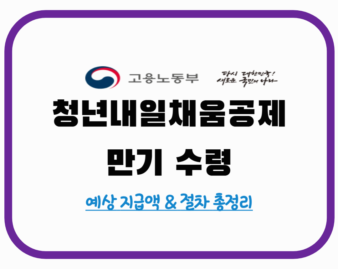 청년내일채움공제 만기 수령 후기! 실제로 받을 수 있는 금액은?