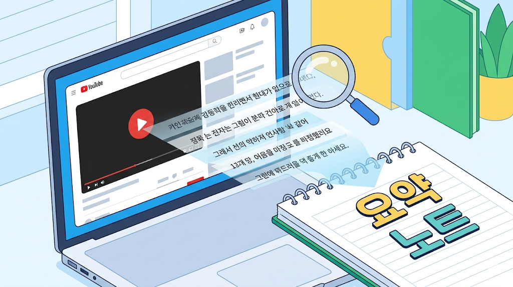 유튜브 자막 추출 방법