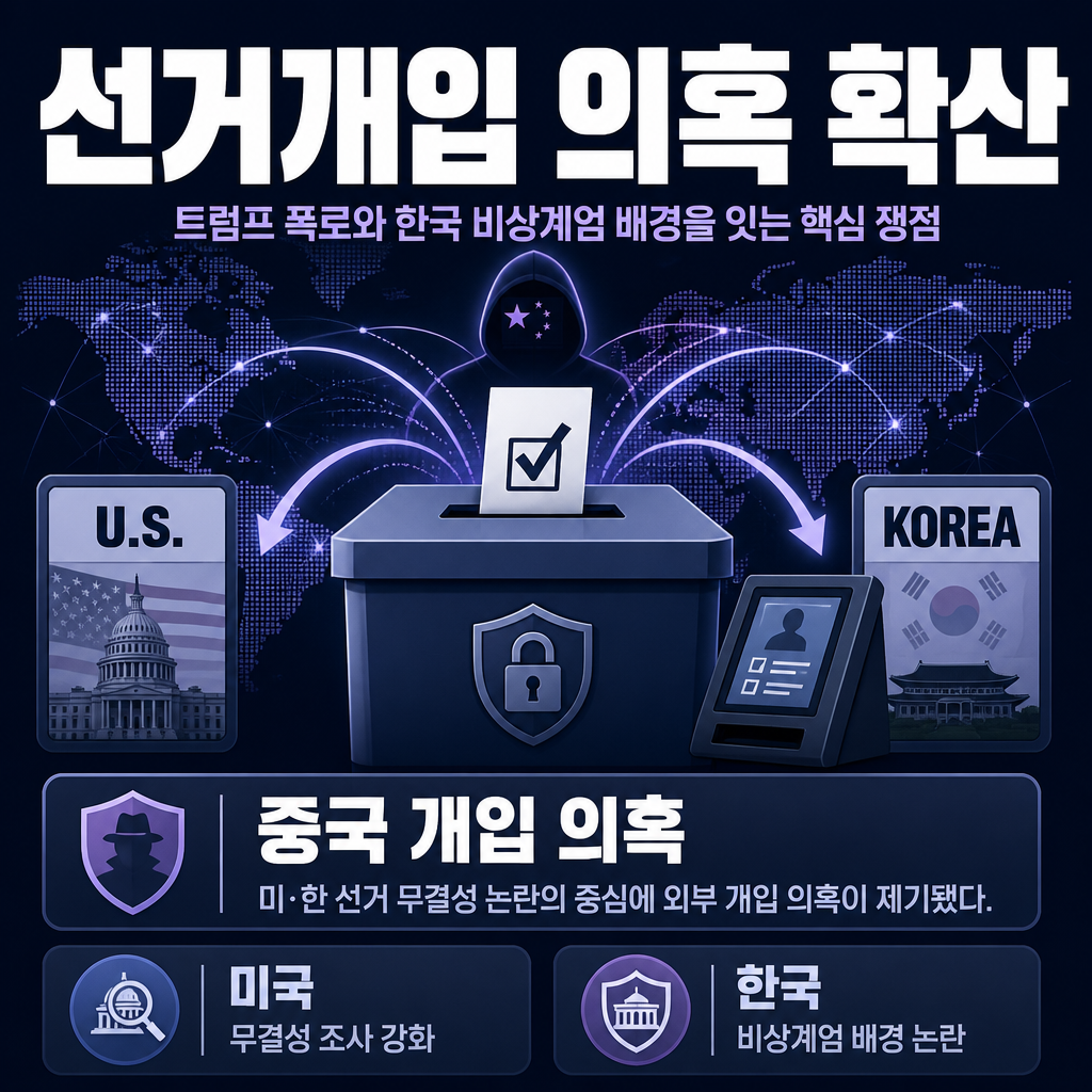 선거개입 의혹 확산