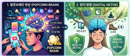 팝콘브레인현상이란 의미,방지 방법