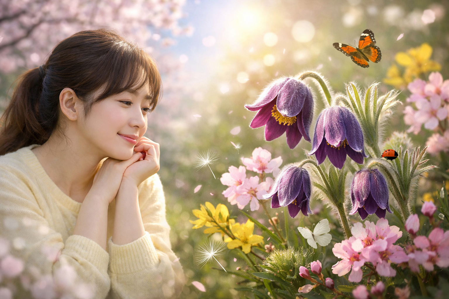 할미꽃 꽃말