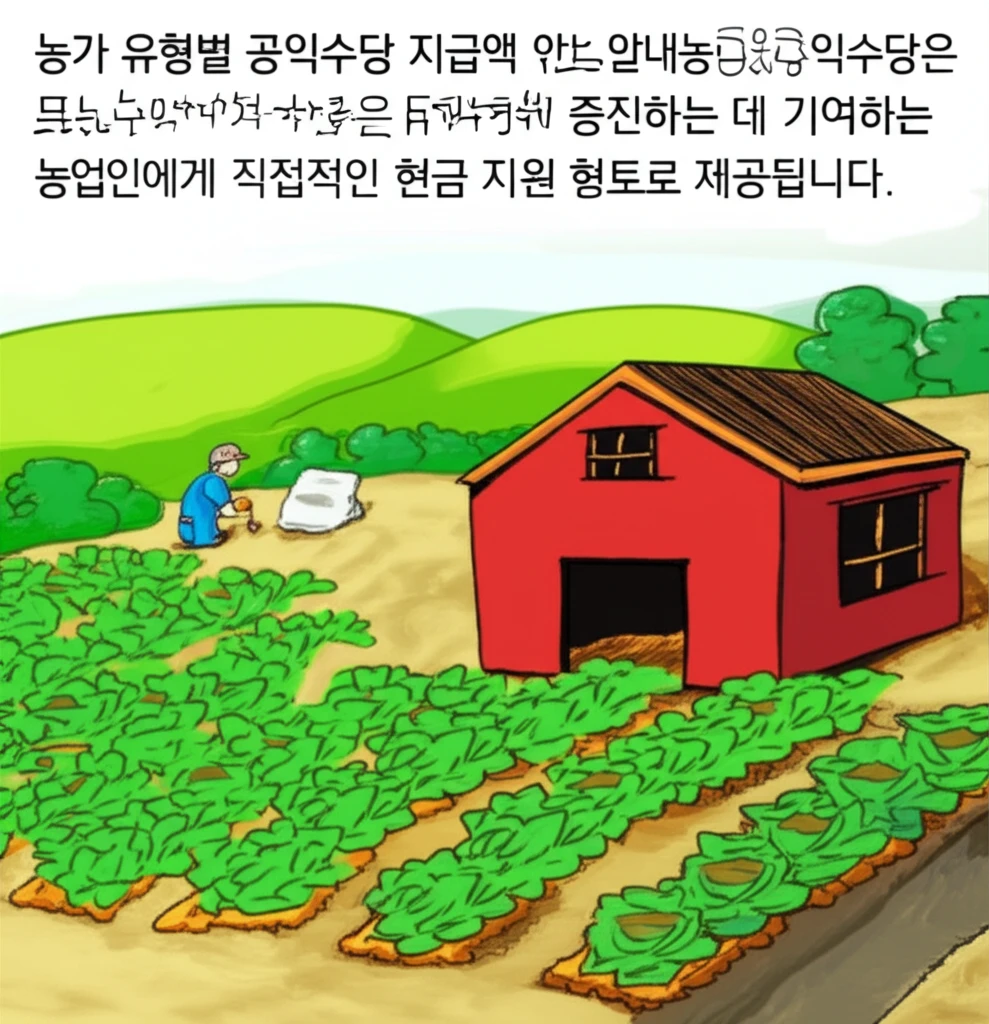 2025년 농민 공익수당 지원 대상,..