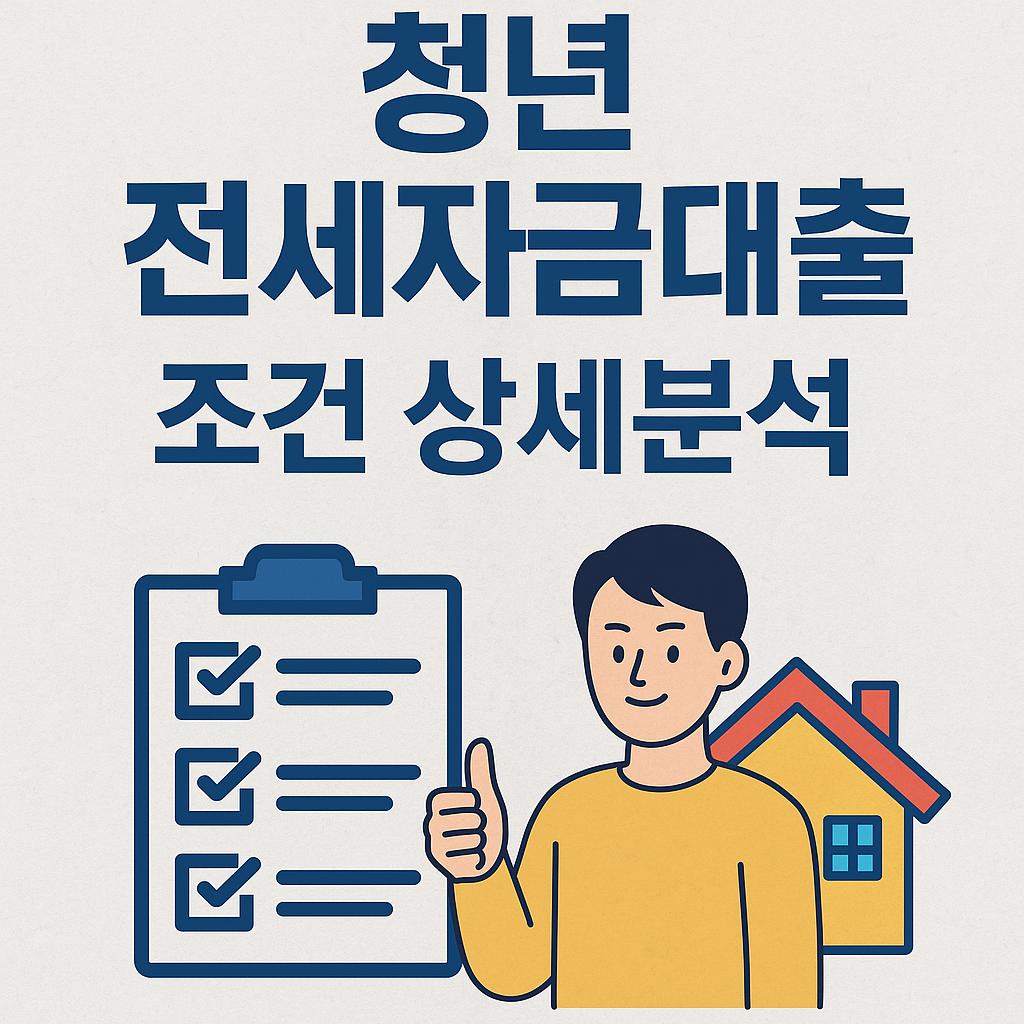 청년 전세자금대출 조건 상세분석 (청년, 전세대출, 조건) 관련 이미지 사진