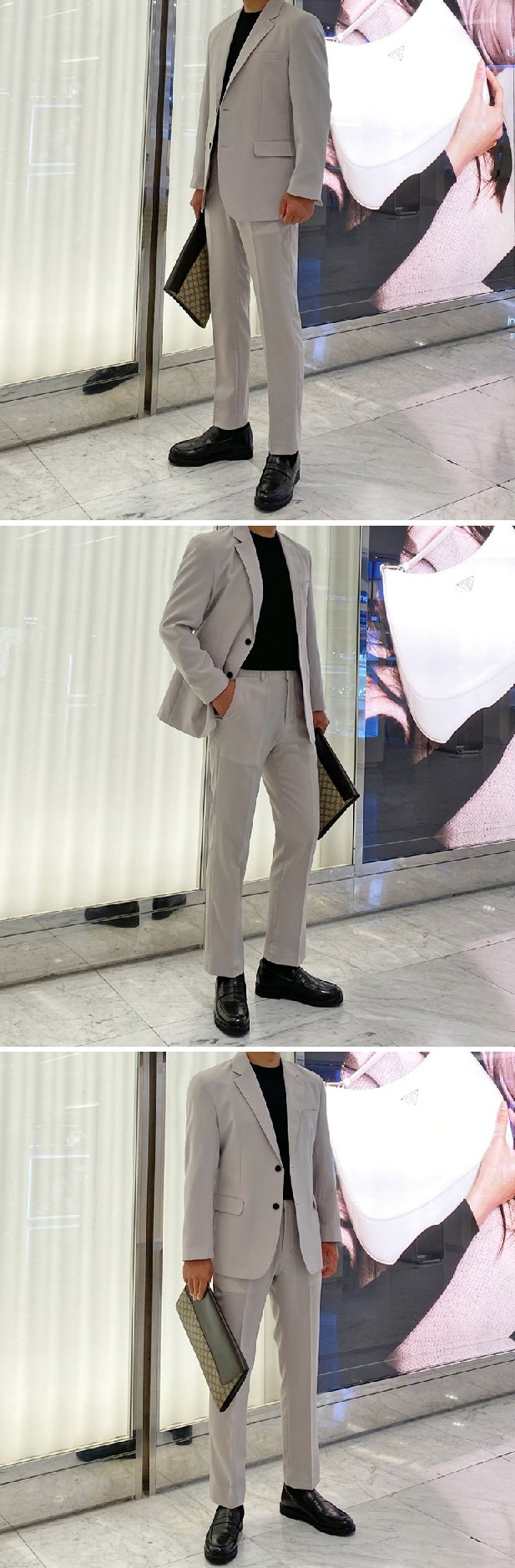 남성용 투데이 기획 슈트 세트