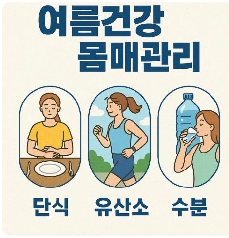 여름건강 몸매관리 이미지