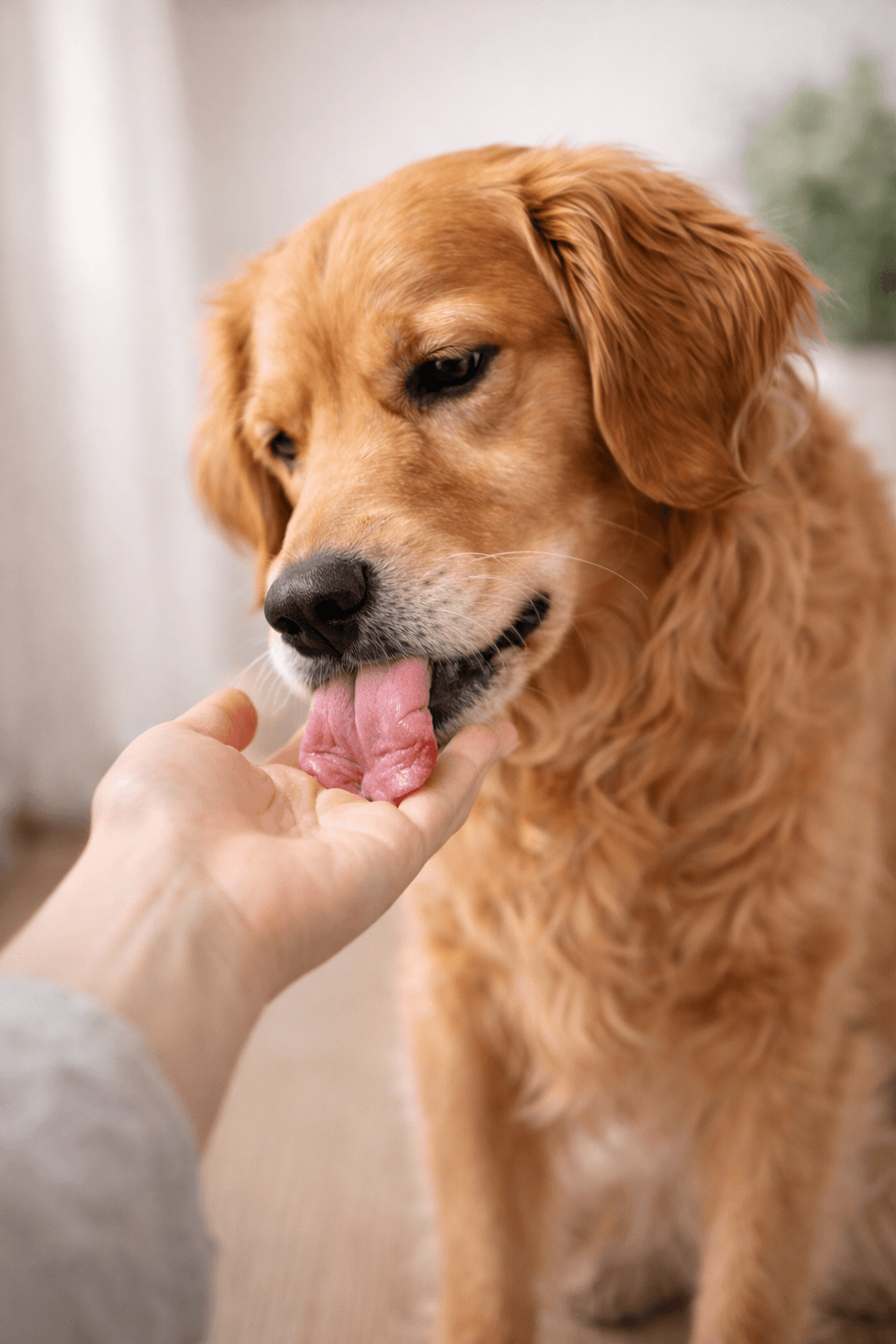 강아지 핥기 행동