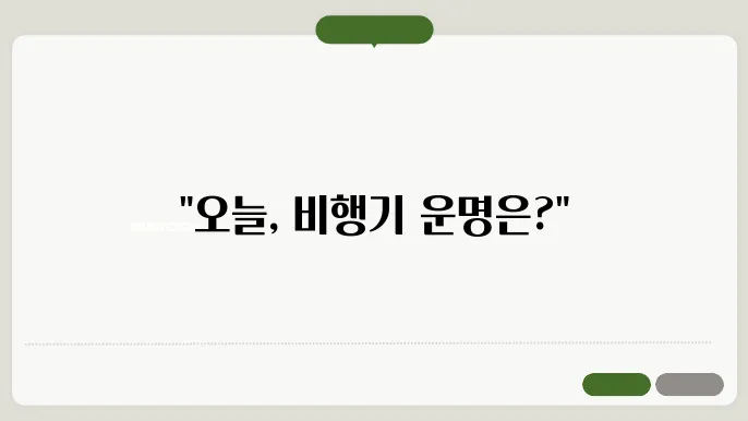 인천공항 결항정보