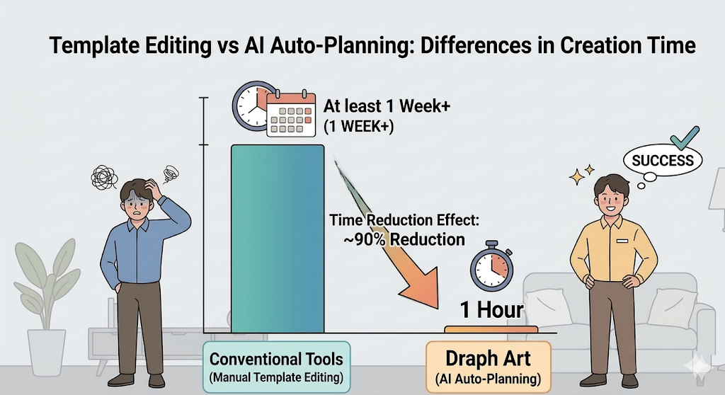 Template Modification vs. AI Automated Planning: The Difference in Production Time