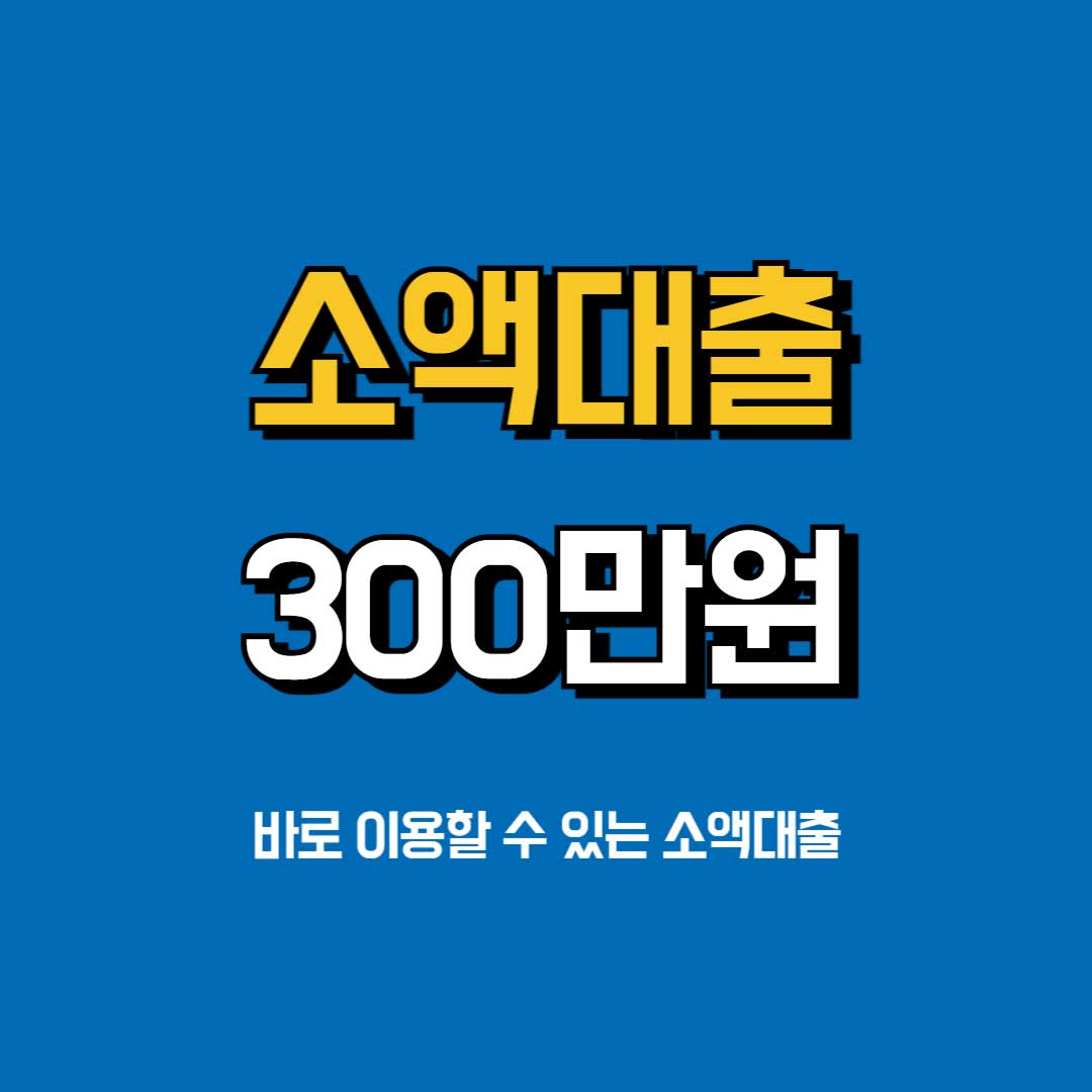 소액대출-300만원