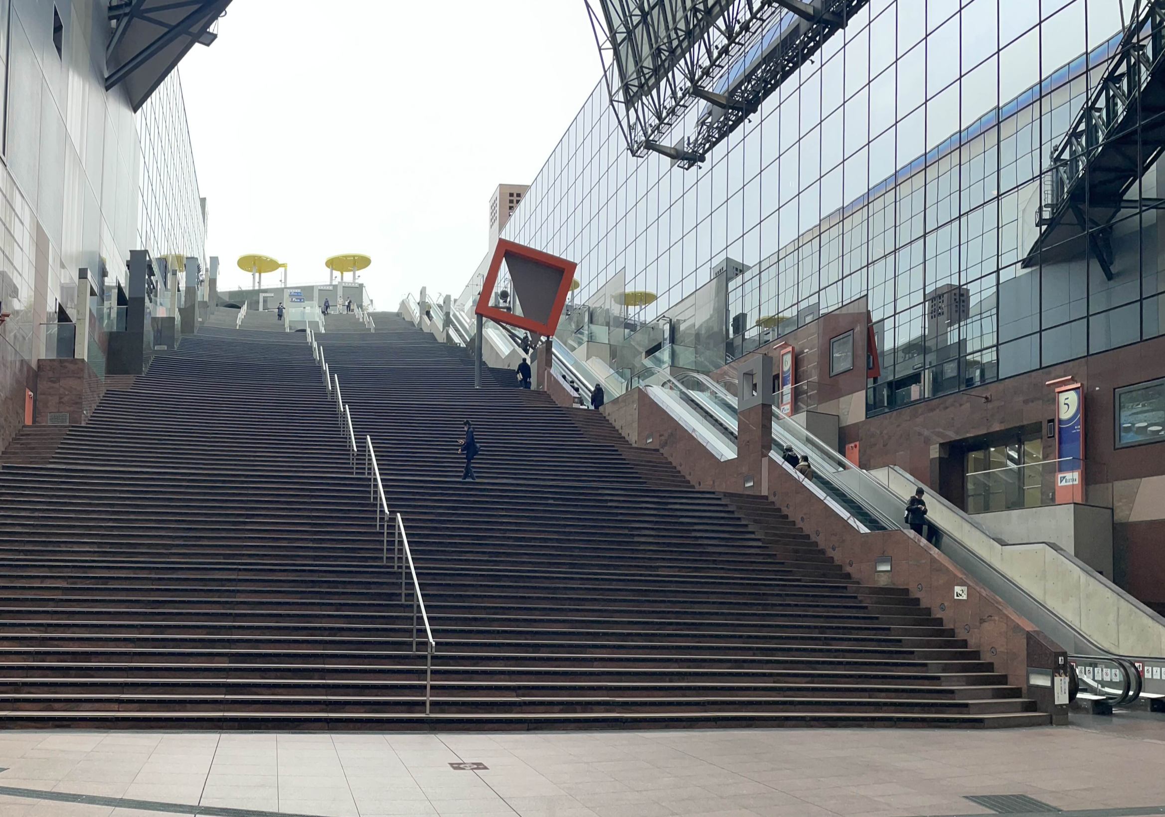 교토역 2박 3일 코스 3일차 스카이웨이 스카이가든 계단