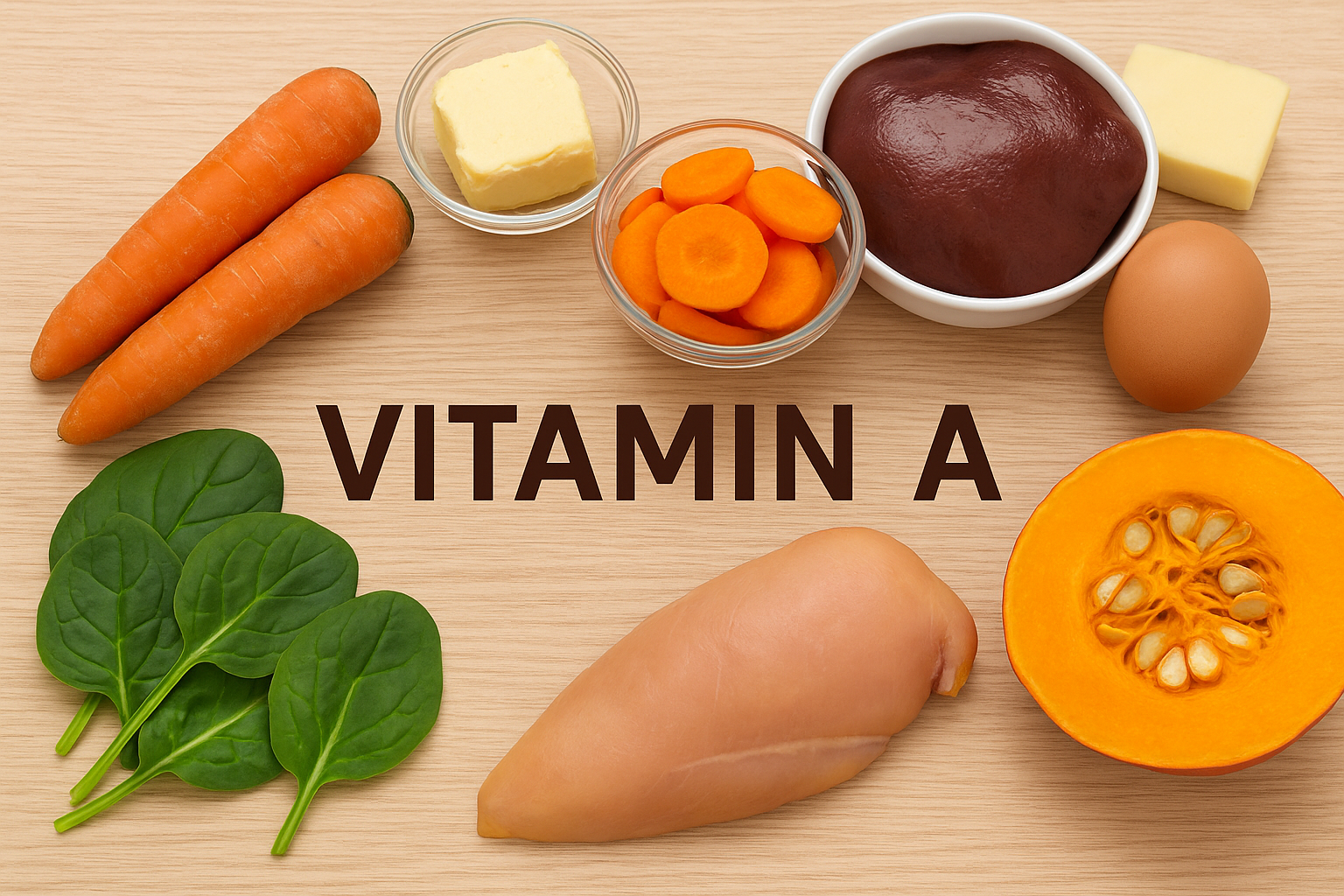 비타민 A가 풍부한 음식들