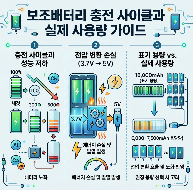 보조배터리 충전 횟수