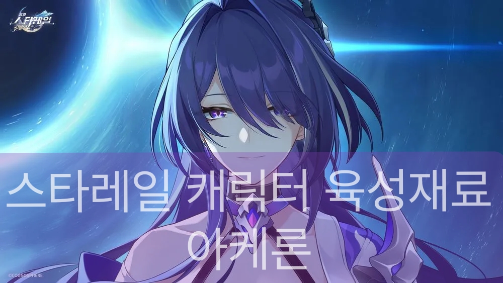 스타레일 캐릭터 아케론의 일러스트입니다.
