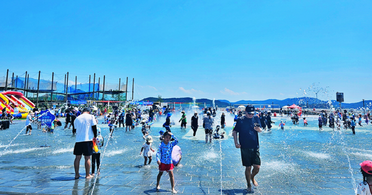 남당항 해양분수공원