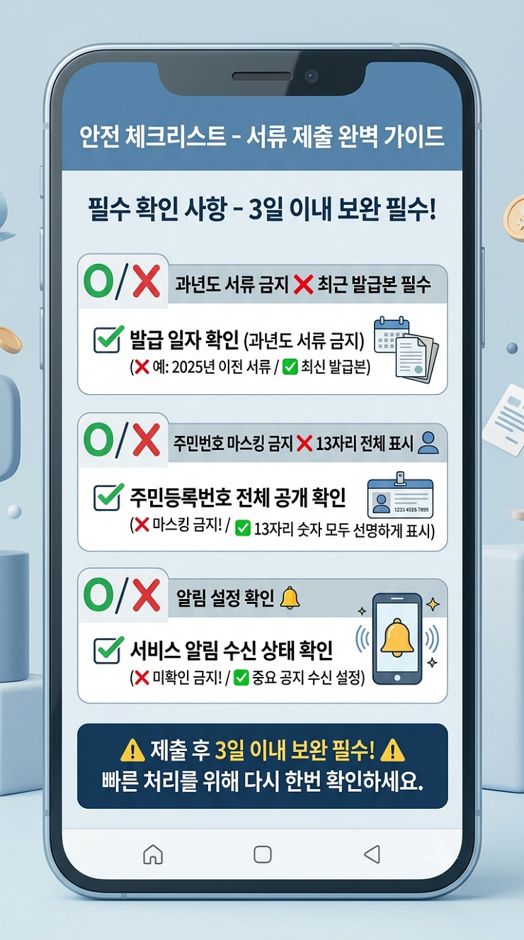 2026 인천아이플러스 집드림 이자지원 안전 체크리스트