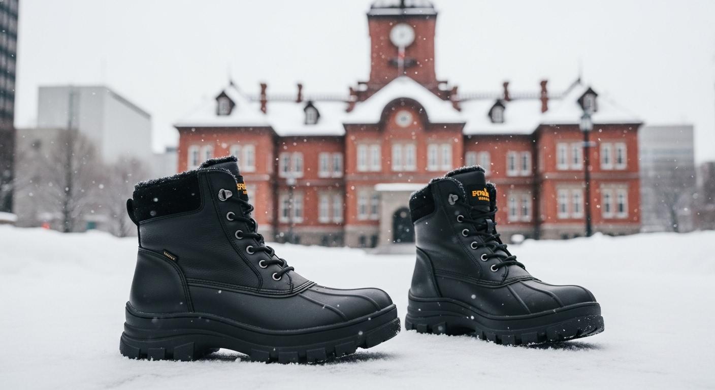 겨울 삿포로 여행 신발