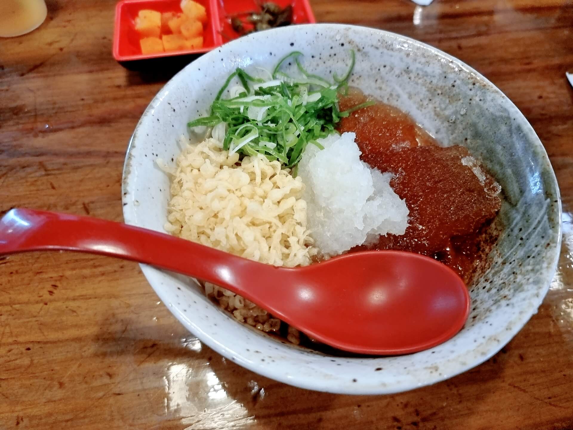 냉우동 처음 나온 모습