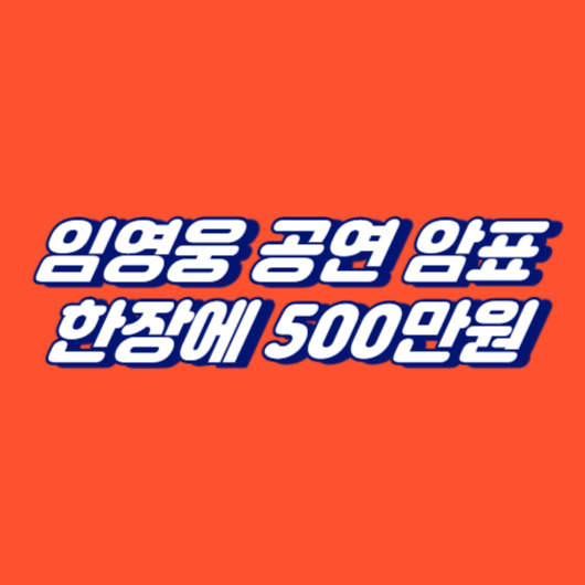 &ldquo;임영웅 공연 암표 한장에 500만원&rdquo;...신고센터는 작동하지 않았다