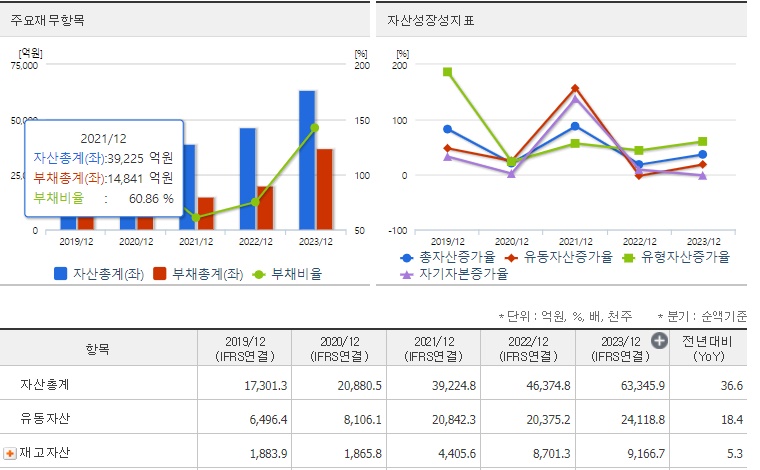 포스코퓨처엠 재무지표