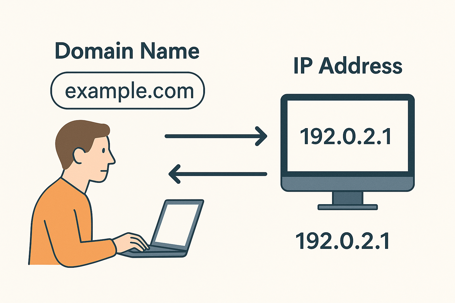 IP 주소와 도메인: 숫자 주소를 사람이 읽을 수 있는 이름으로 바꾸는 구조
