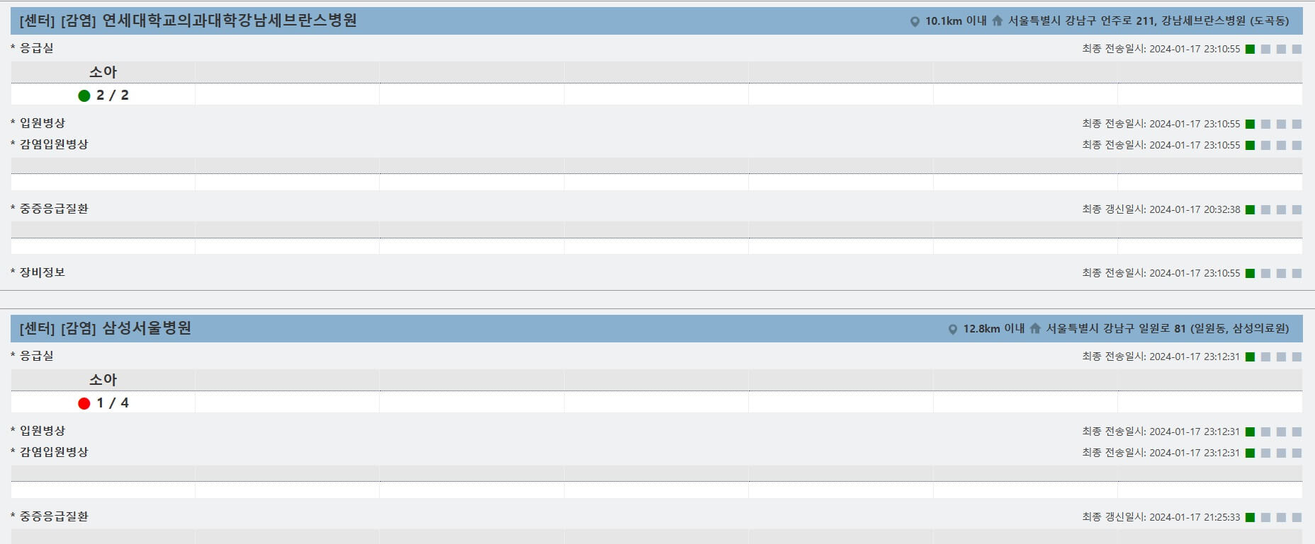서울-야간진료-병원,-공휴일-일요일-진료-소아과-응급실