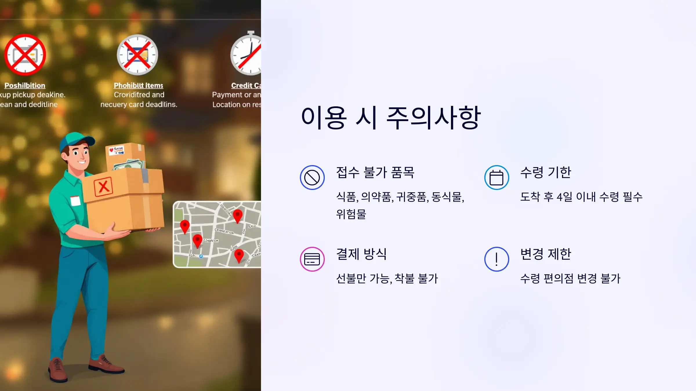 CU 알뜰택배 반값택배 요금, 보내는 방법, 온라인 예약, 배송 기간, 배송 조회, 접수 가능 품목, 제한 품목