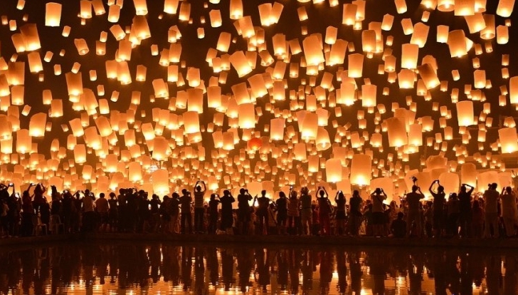 러이끄랑통 축제 전경