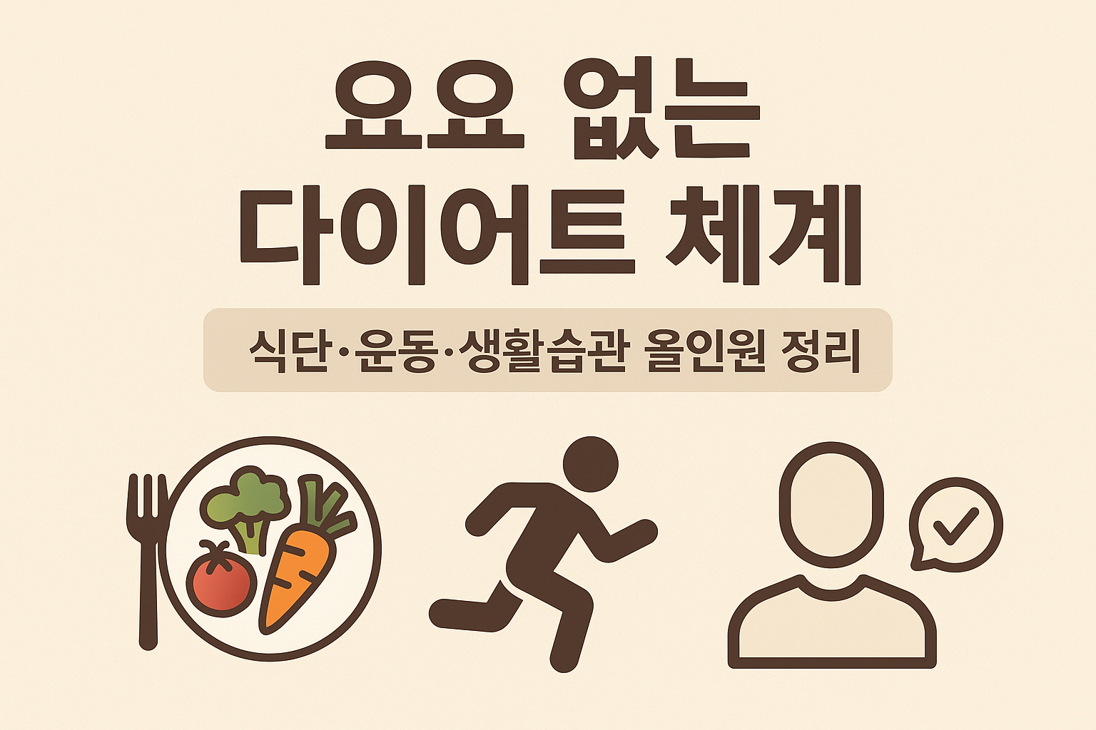 요요 없는 다이어트 체계