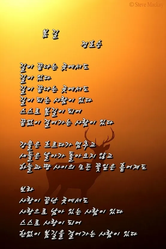 정호승 봄길 명시 10선_5